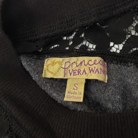 Princess Vera Wang Womens Cardigan Sweater Lace Size Small - Picture 5 of 7